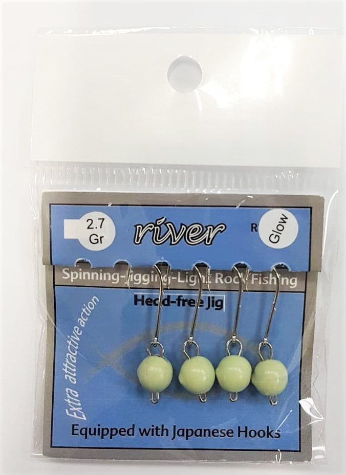 River Jig Kafa Hareketli İğneli Glow