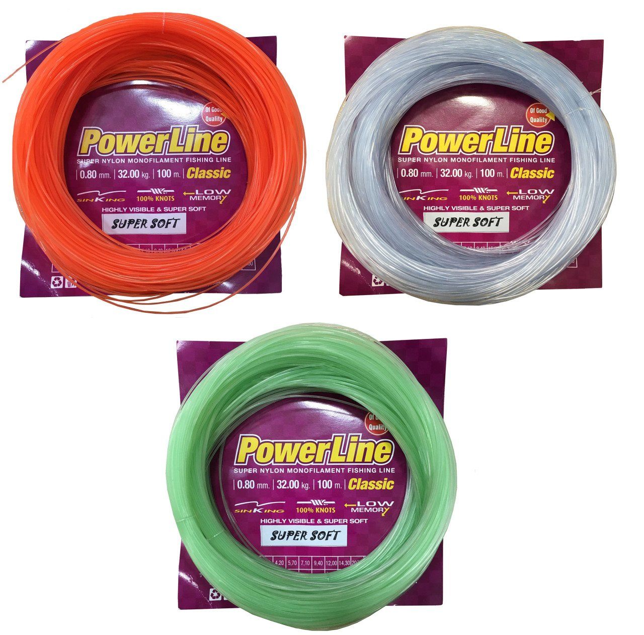 Powerline Classıc 100 m. Poşet Soft Misina 0,70 mm