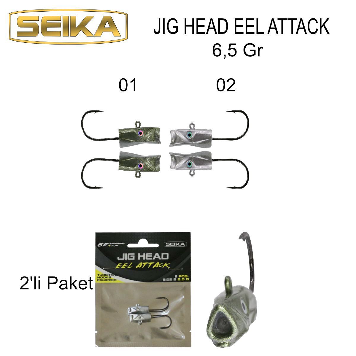 İberica Eel Attack 2 Jig Head 6.5Gr No: