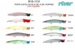 River Pop'n Catch 3D 90 9cm 8Gr Popper D37