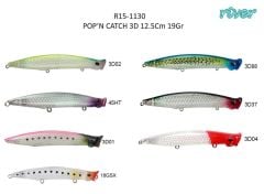 River Pop'n Catch 3D 125 12.5cm 19Gr Popper D37