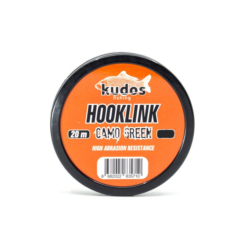 Kudos Hooklink Camo Green 20m 35LB