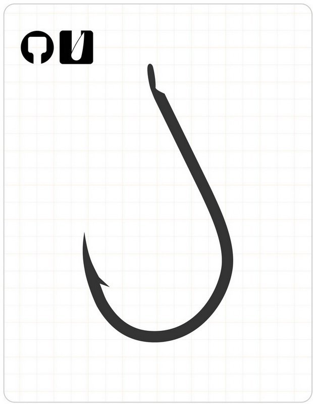 Fudo 1001 Chinu Black Nikel İğne 1/0