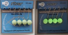 River Jig Kafa Hareketli İğneli Glow