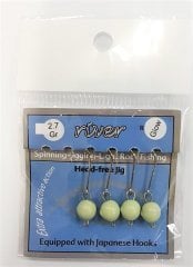 River Jig Kafa Hareketli İğneli Glow