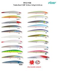 River Treble Devil 125F 12.5cm 14.5Gr  0.3-0.6mt 15CS