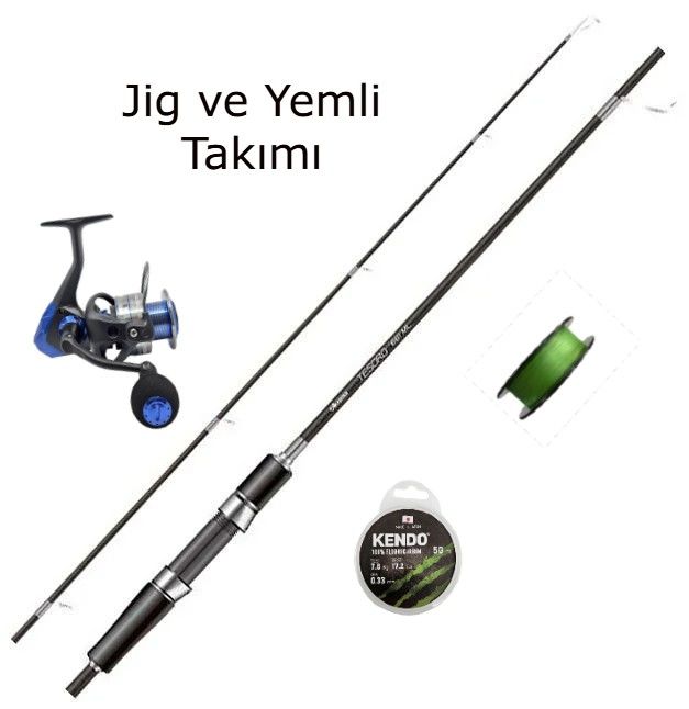 Okuma Tesoro Slow Jigging-S 1,98 cm 20-90 gr/Okuma Safina SW-X SNW-4000A  Jig Seti