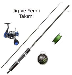 Okuma Tesoro Slow Jigging-S 1,98 cm 20-90 gr/Okuma Safina SW-X SNW-4000A  Jig Seti