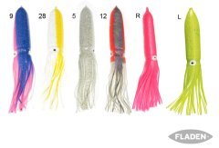 Fladen Dev Silikon Kalamar Fosforlu 30 cm