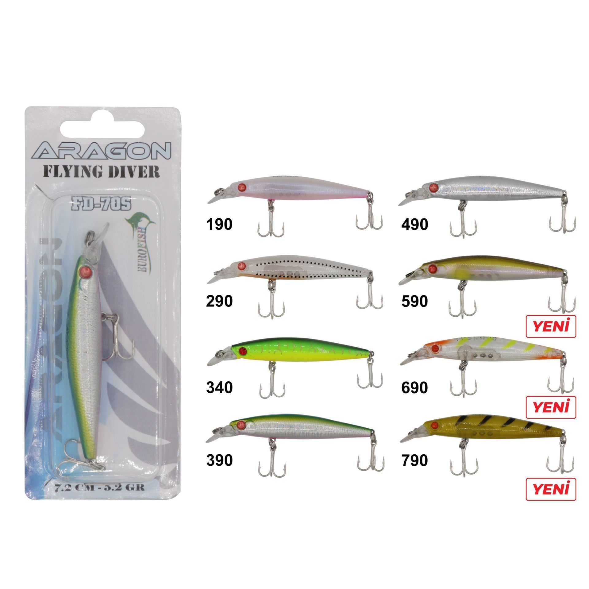 Aragon Cy 119 Maket Balık 72 Mm 5,2 Gr