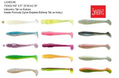 Lucky John Tioga Fat 3.9'' (9.91 cm) 5P Silikon Yem TR009