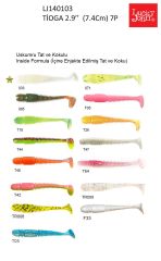 Lucky John Tioga 2.9'' (7.36 cm) 7P Silikon Yem T05